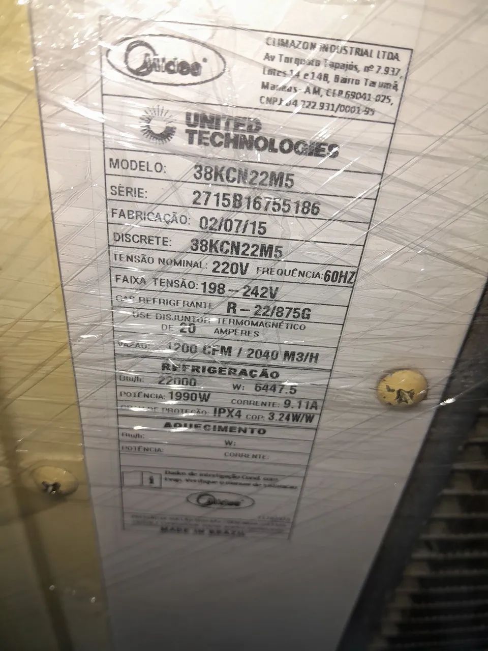 Ar condicionado 22000 btu/h. * - Foto 4