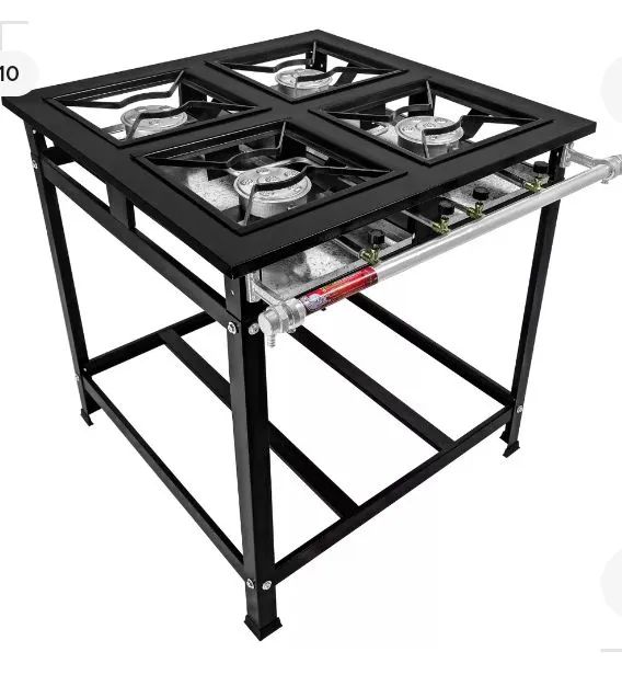 Fogão Industrial 4 Bocas Alta Pressão -usado - Foto 3