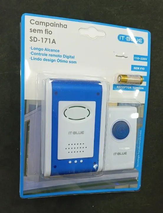 Campainha Sem fio Semi SD-171A 32 Toques Bivolt