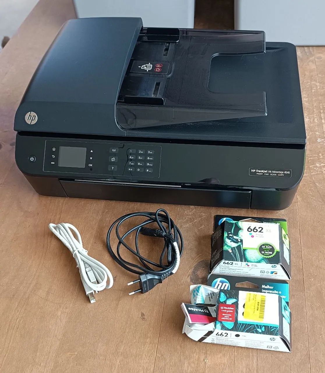 HP 4646 (defeito) com dois cartuchos novos - Foto 3