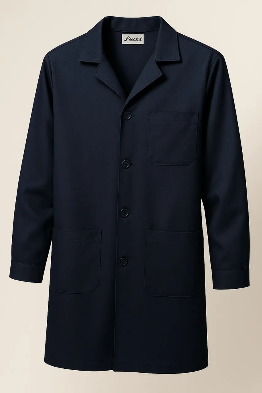 Jaleco Leodor Azul Marinho G novo