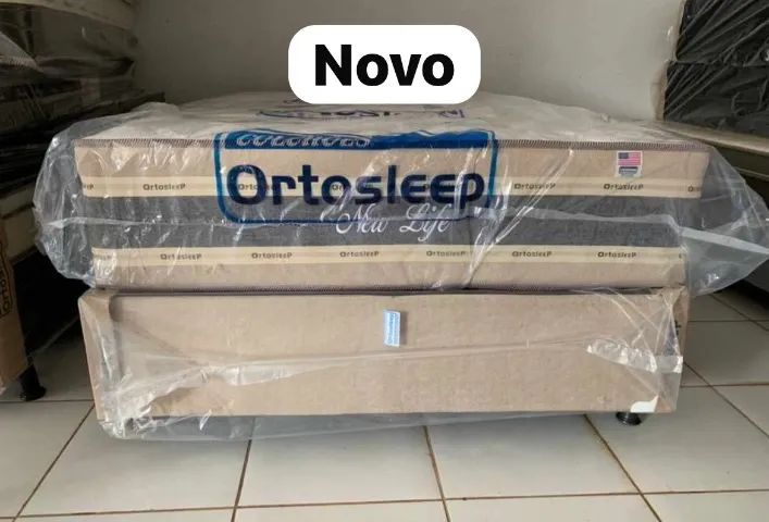 Cama box colchão e base (10x sem juros) 