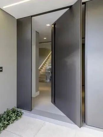 ACM or aluminum Lambri ripado swing door64573572436994120