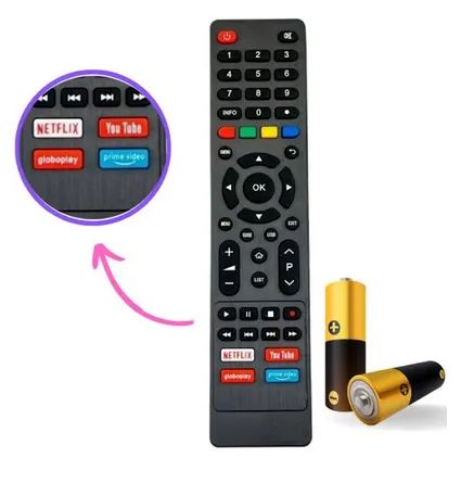 Controle Para Tv PHILCO Grátis 2 Pilhas - Foto 3