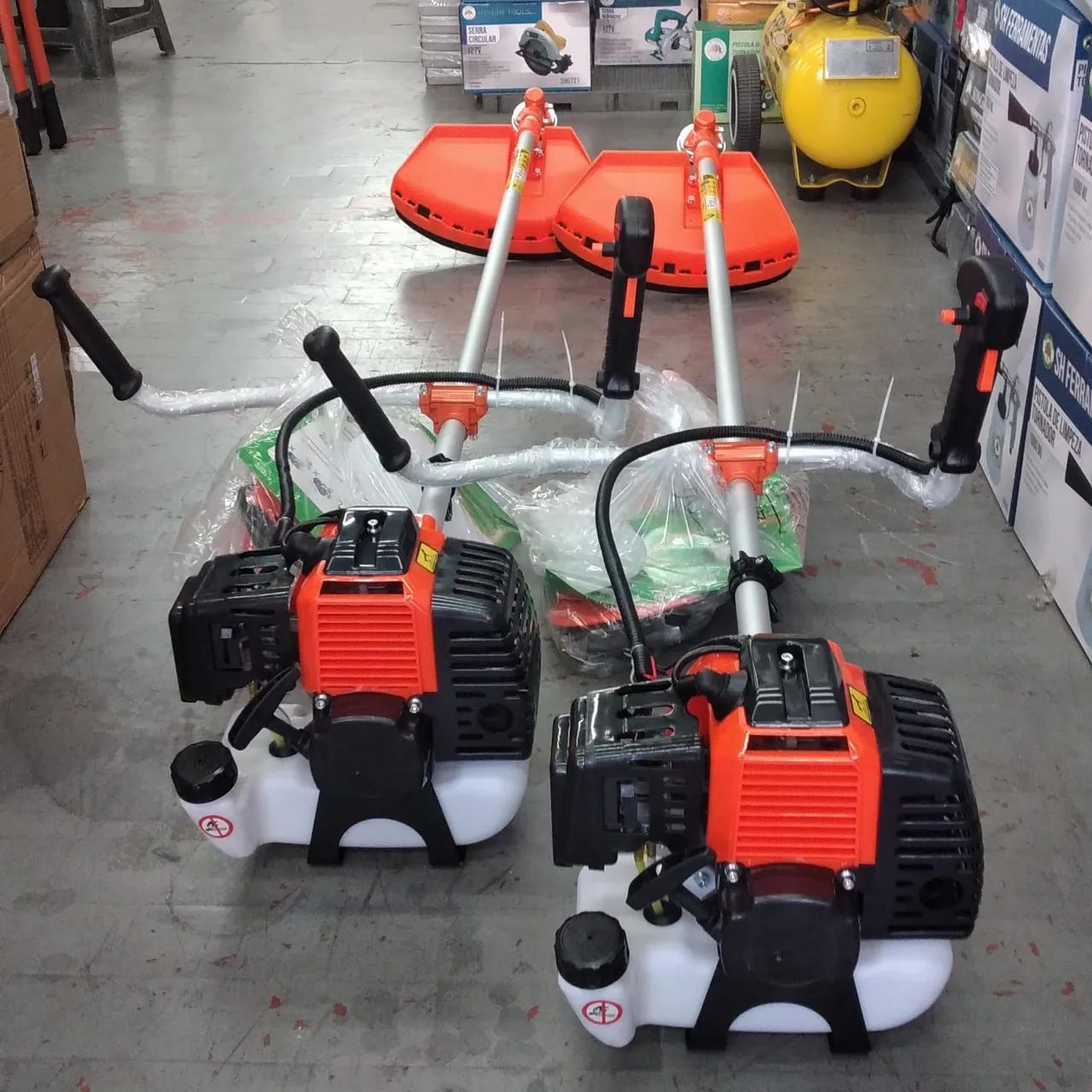 Roçadeira gasolina 65cc super potente completa 
