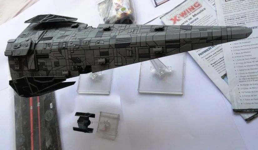 star wars x wing imperial raider galapagos portugues completo sem caixa veja - Foto 2