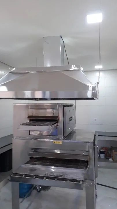 Coifa de aço inox para cozinha industrial - Foto 3