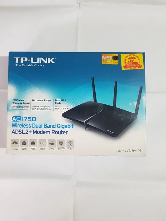Modem e Roteador Tp-Link Archer D7 AC1750 Wireless - Foto 2