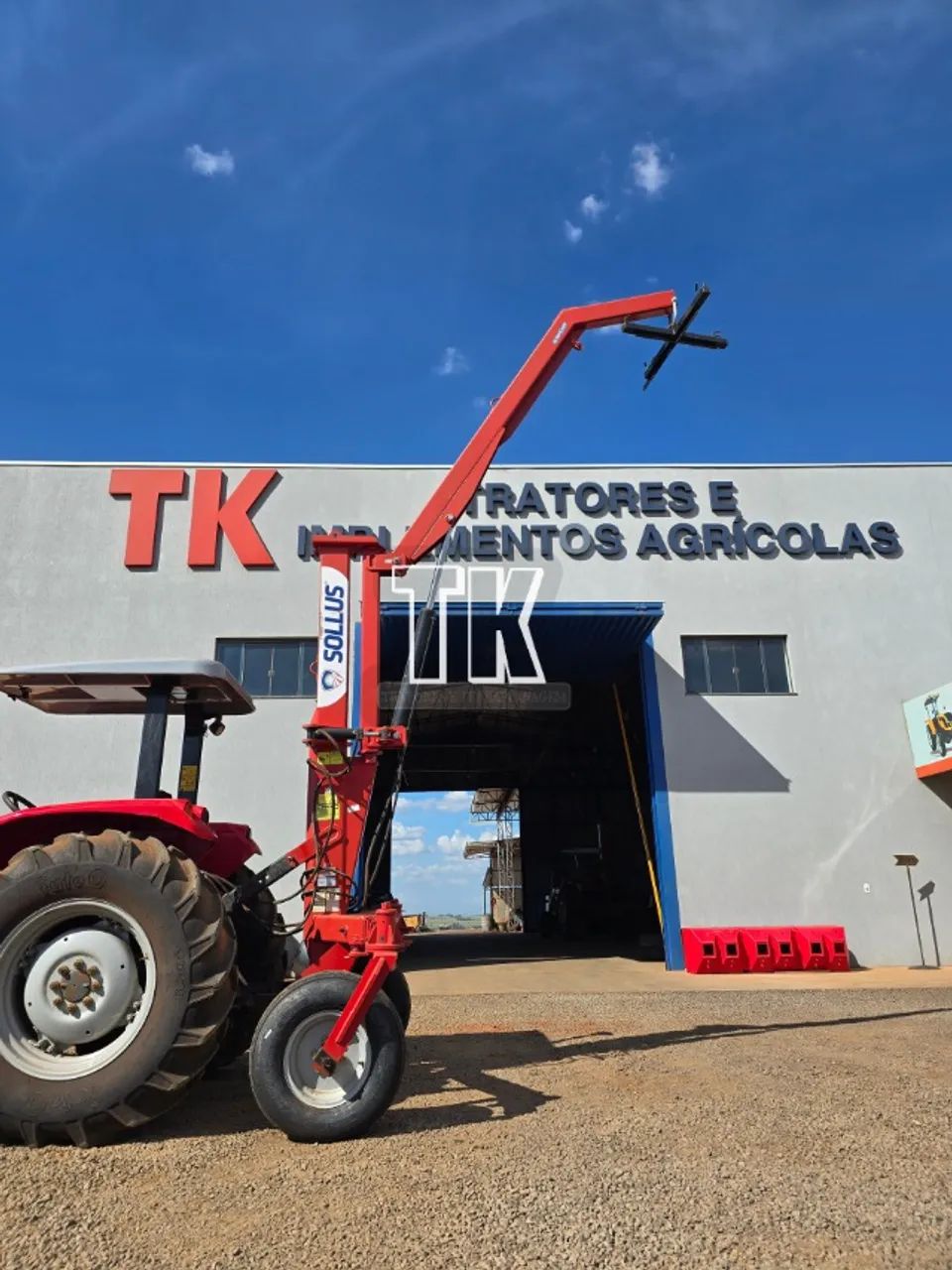 GUINCHO BIG BAG RODA LOUCA 2000 KG MARCA SOLLUS - Tk Tratores Nova Andradina-MS - Foto 3