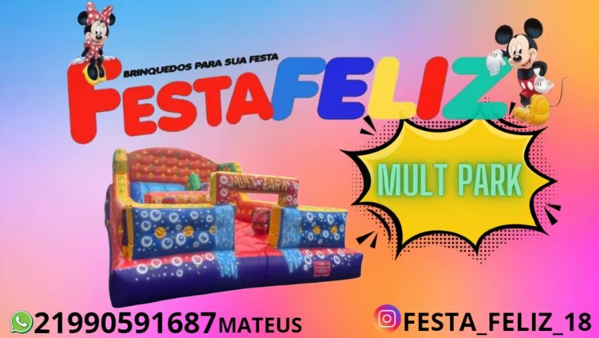 LOCAÇÃO DE MULT PARK INFLÁVEL