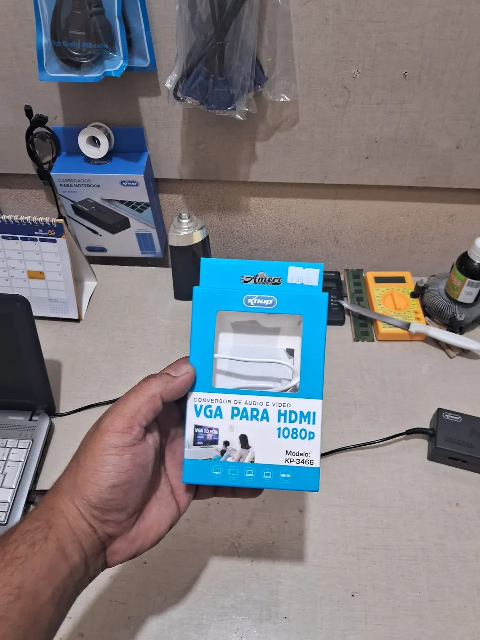 Conversor VGA para HDMI 1080p
