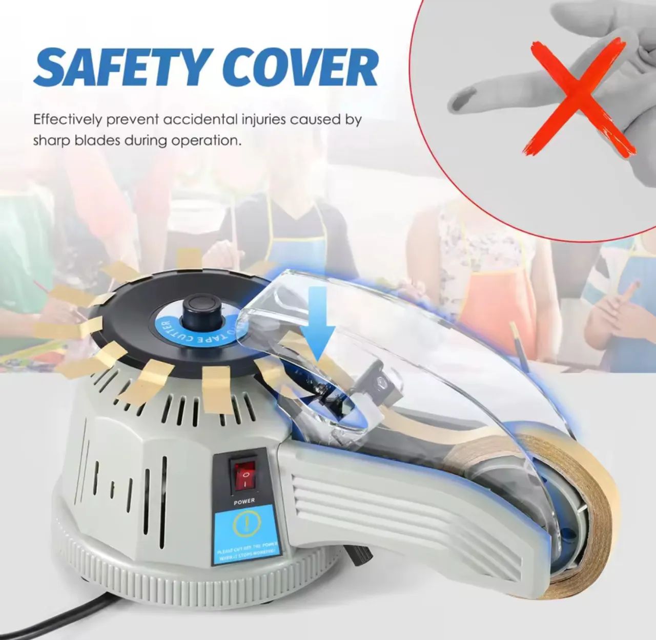 Dispensador Automático de corte para Fita Adesiva (ZCUT-2) 3-25mm - Foto 5