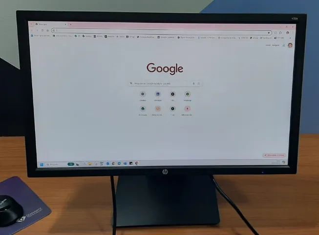 Monitor Luxo HP Led 22" Full Hd Regula Altura + Retrato/Paisagem + Hdmi /Display Port /Vga - Foto 5