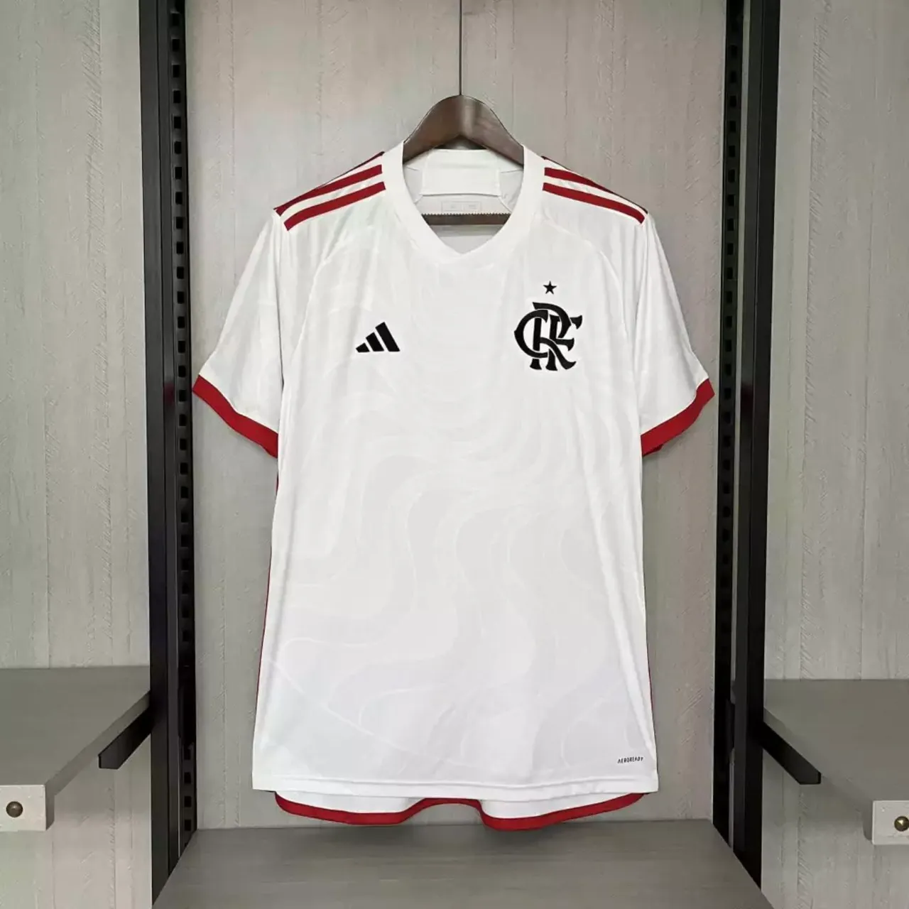 Camisa Flamengo 2023/2024 Adidas - Branca