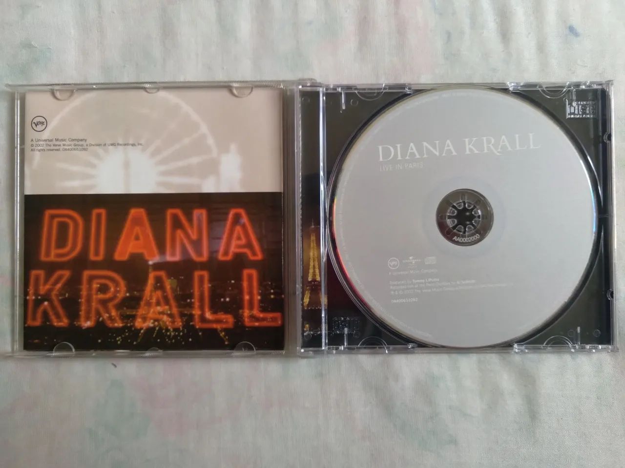 CD Diana Krall - Live in Paris - Foto 2
