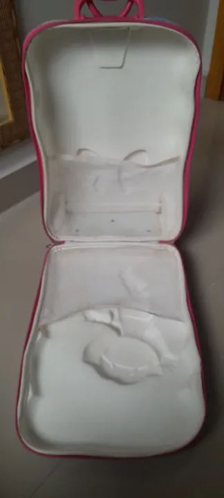 Mochila de rodinha tripla Dora Aventureira, usada R$50,00 - Foto 5