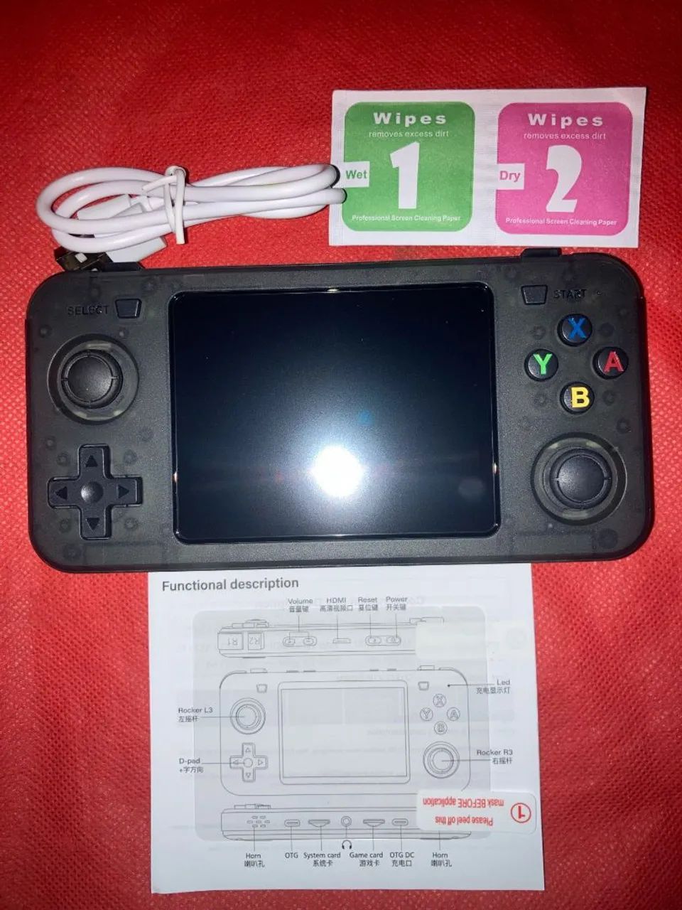 R36H Console Portátil Preto NOVO - Foto 2