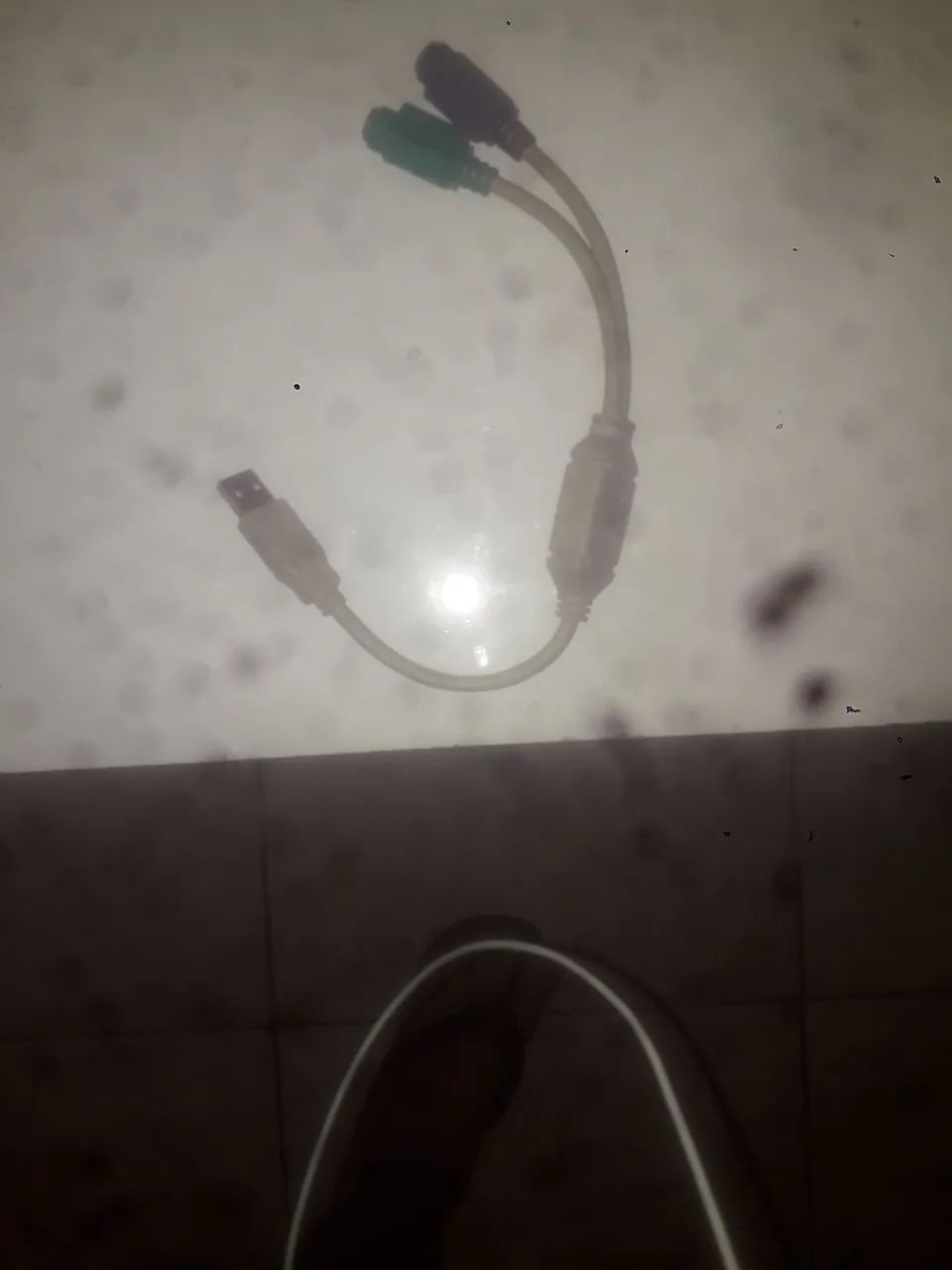 Adptador usb x ps2 teclado  e mause - Foto 3