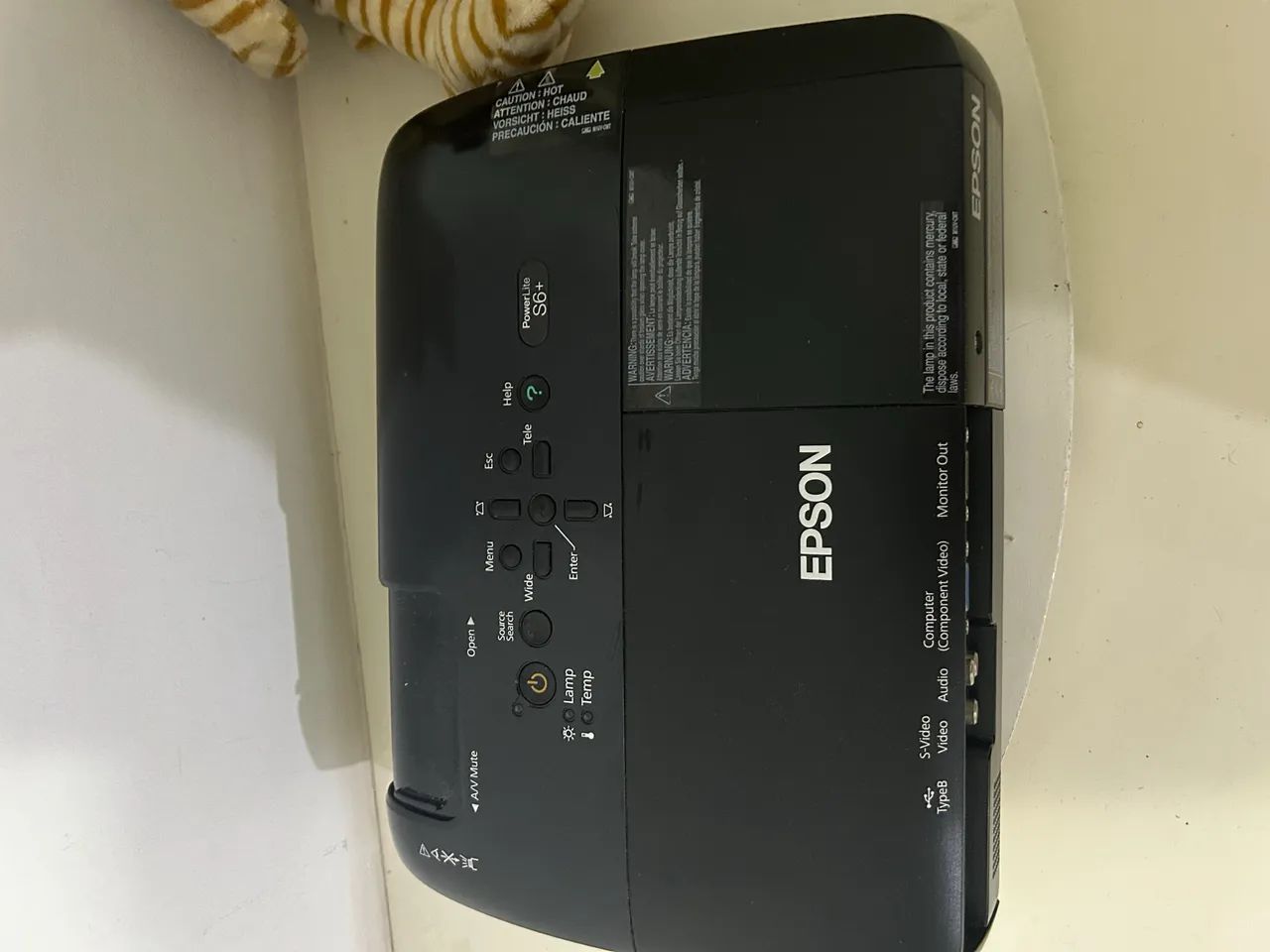 Projetor Epson power lite S6+ - Foto 4