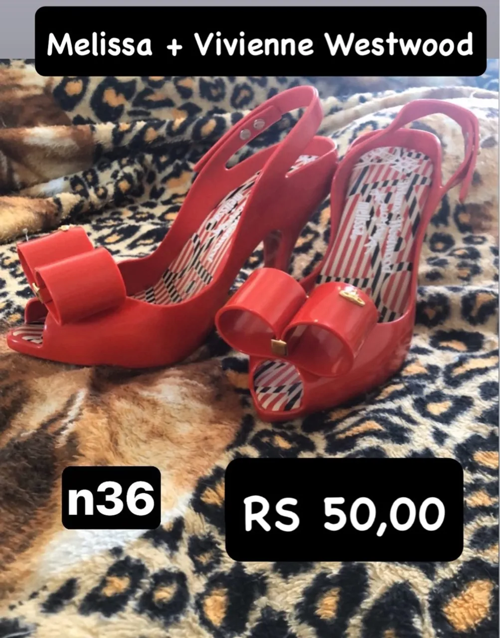 Melissa Vivienne Westwood - Salto Vermelho - n36