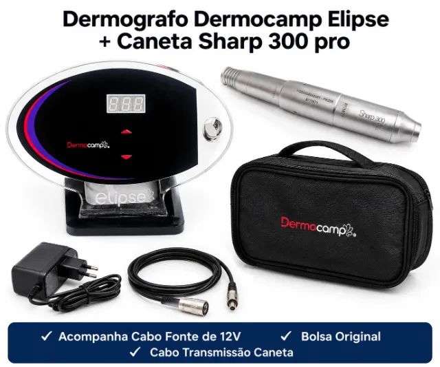 Dermografo Dermocamp Elipse + Caneta Sharp 300 PRO 