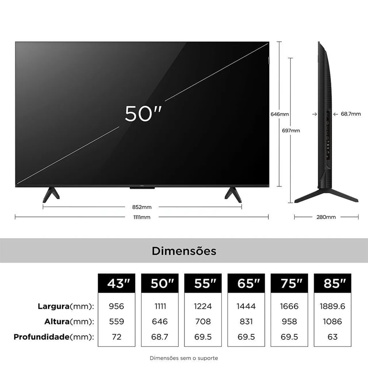Tv 50.polegadas poucos meses de uso smart  - Foto 2