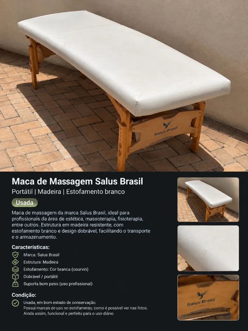 Maca de Massagem Salus Brasil - Usada