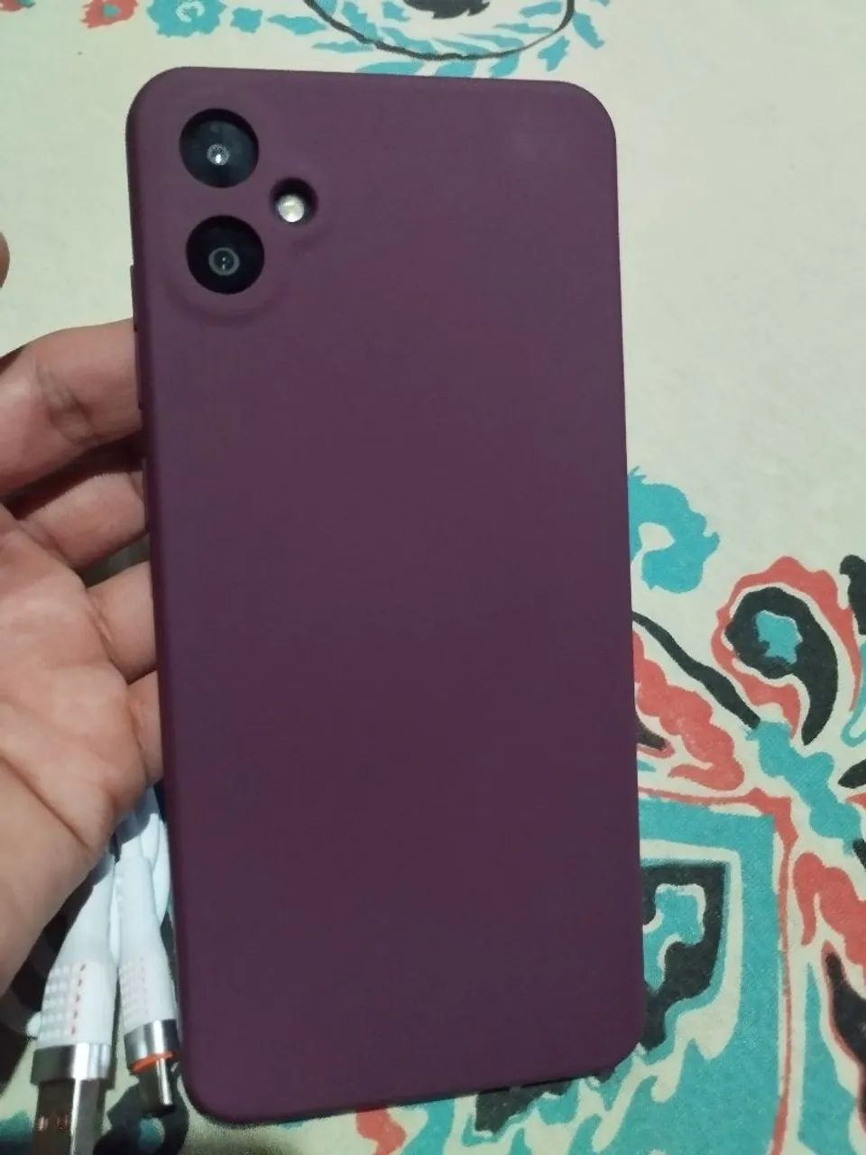 A05 128GB 4RAM tudo ok com capinha película e cabo  - Foto 5