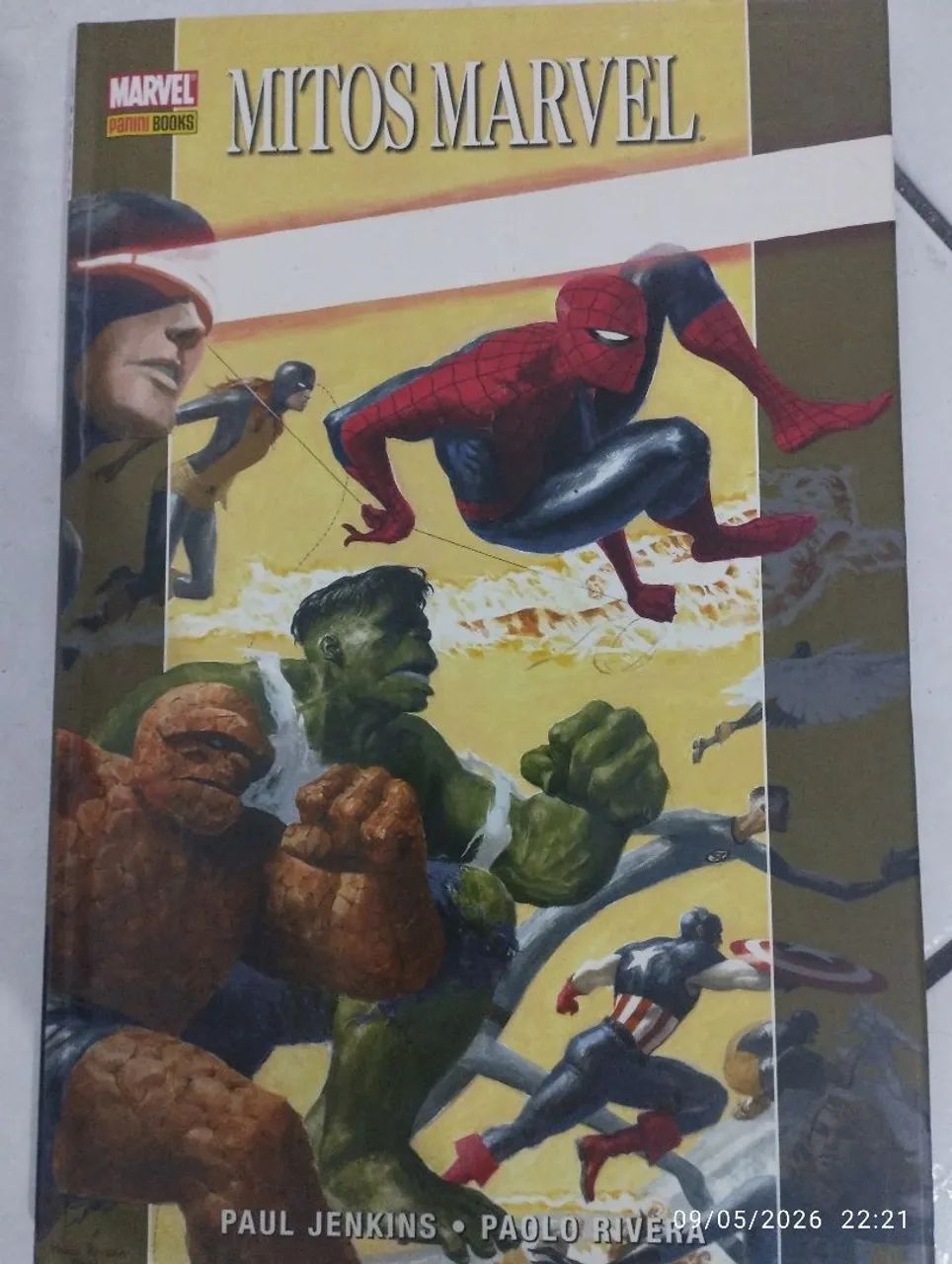 HQ quadrinhos encadernado Mitos Marvel