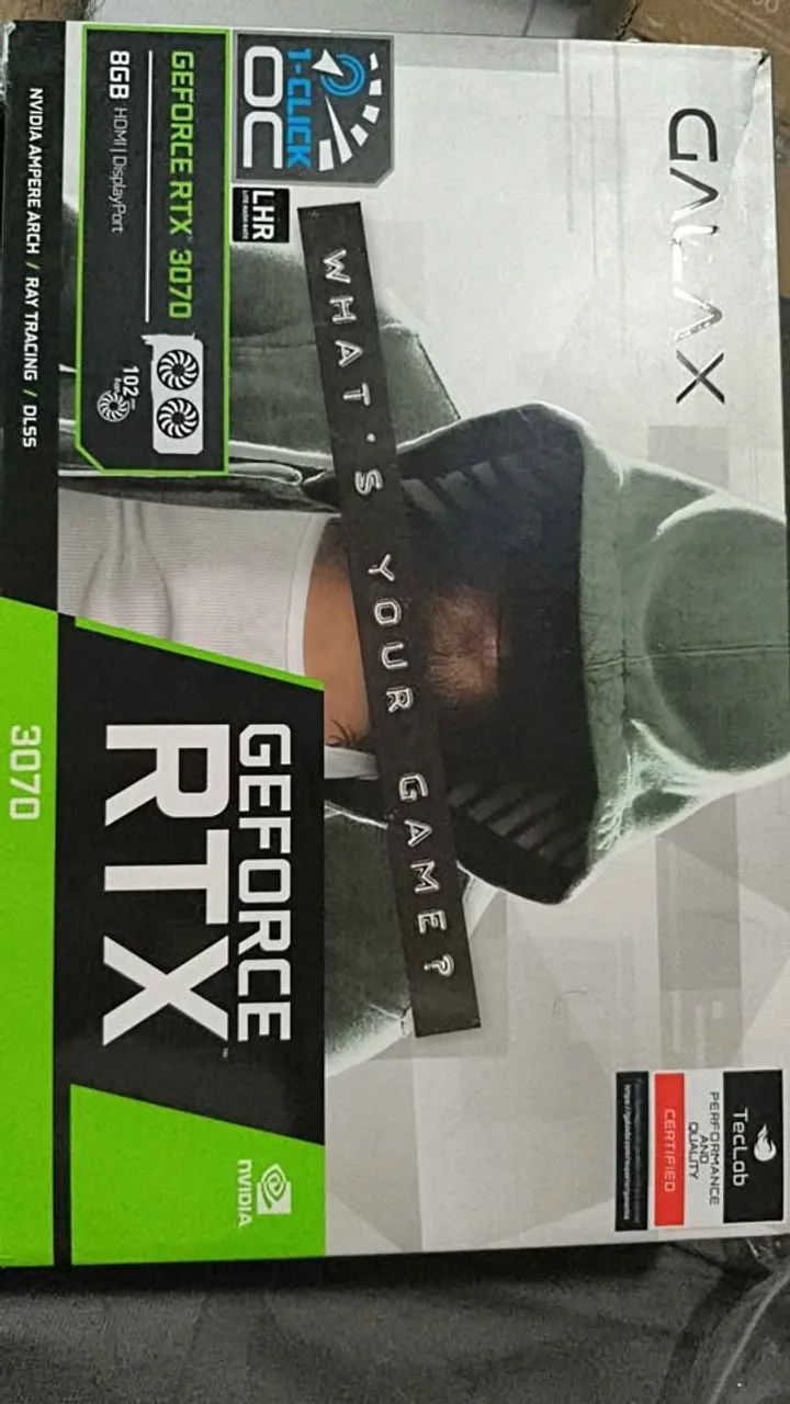 Placa de Vídeo GALAX GeForce RTX 3070 