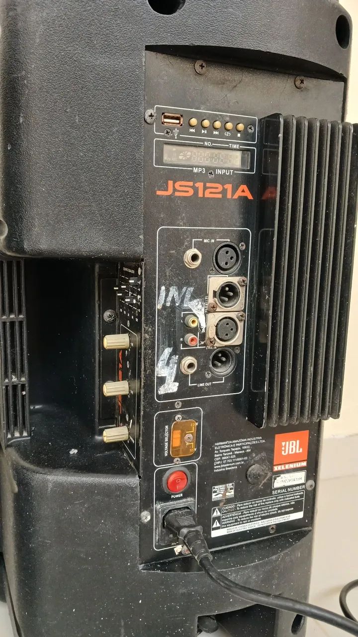   3 caixas de som JBL SELENIUM JS121A. 850,00(cada caixa). - Foto 4