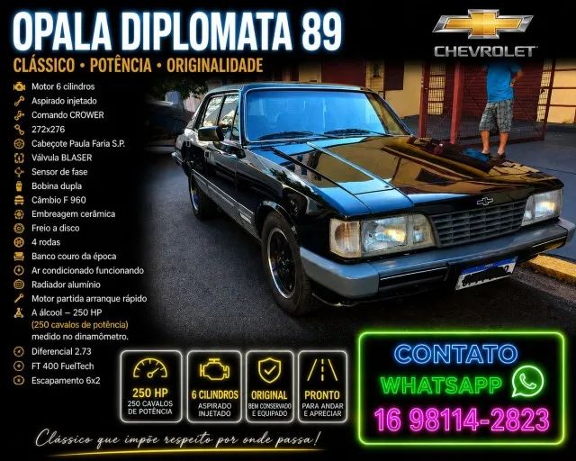 Chevrolet Opala Diplomata/diplom. SLE 4.1/2.5 1989