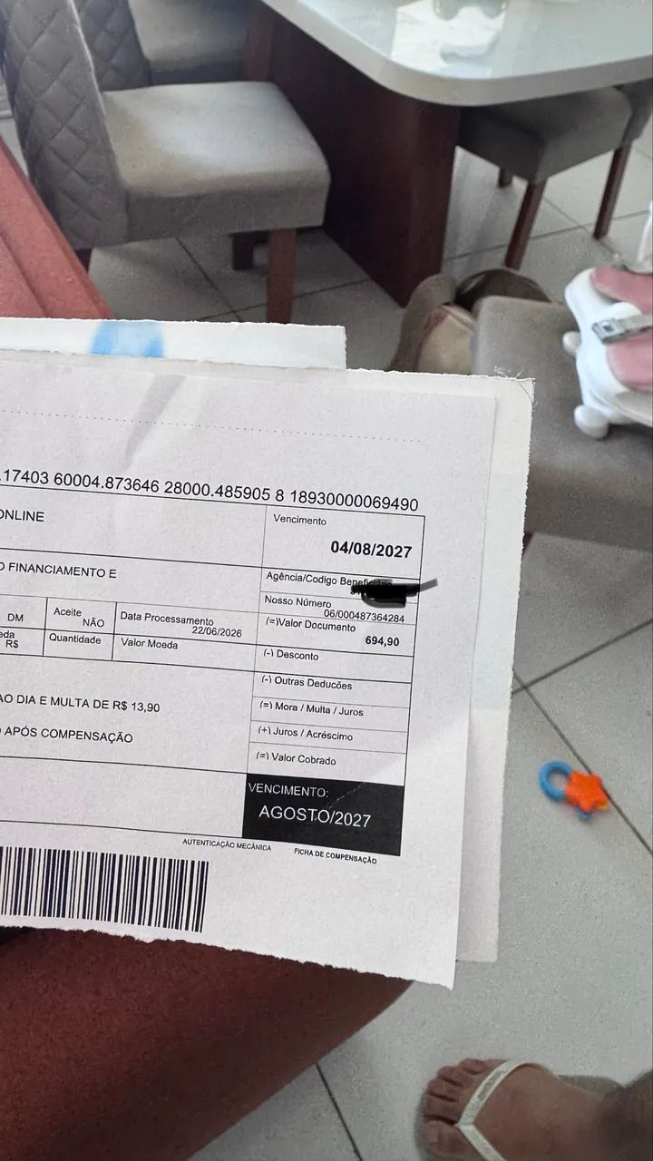 Sofá de Linho SEMI NOVO!!! - Foto 4