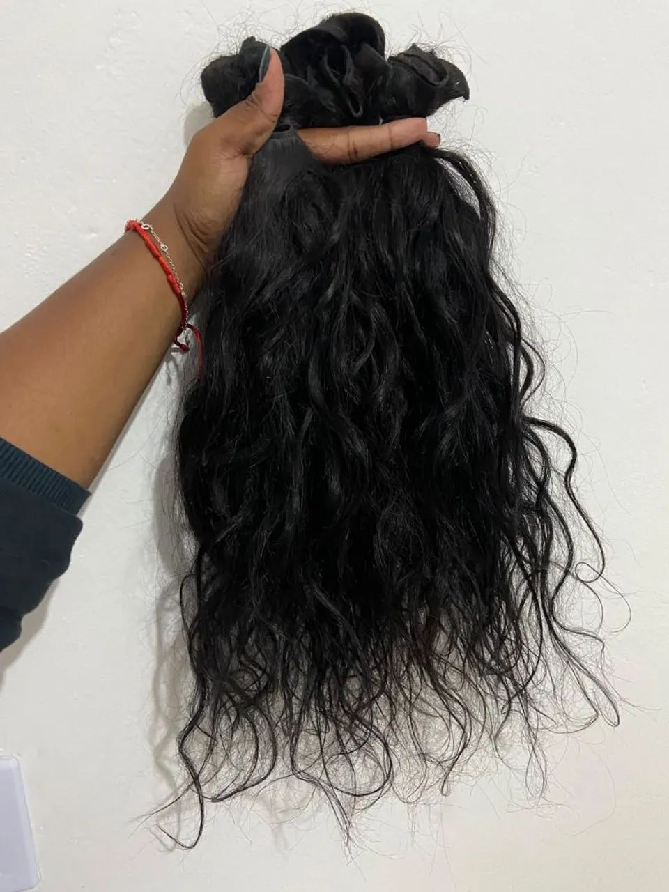 Cabelo humano ondulado 