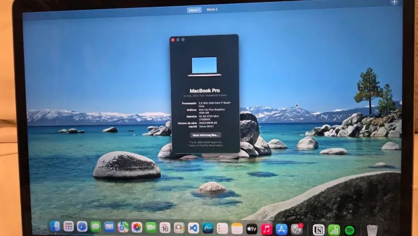 Macbook Pro i7 32Gb ram - 2020 com Armazenamento 512GB - Notebooks