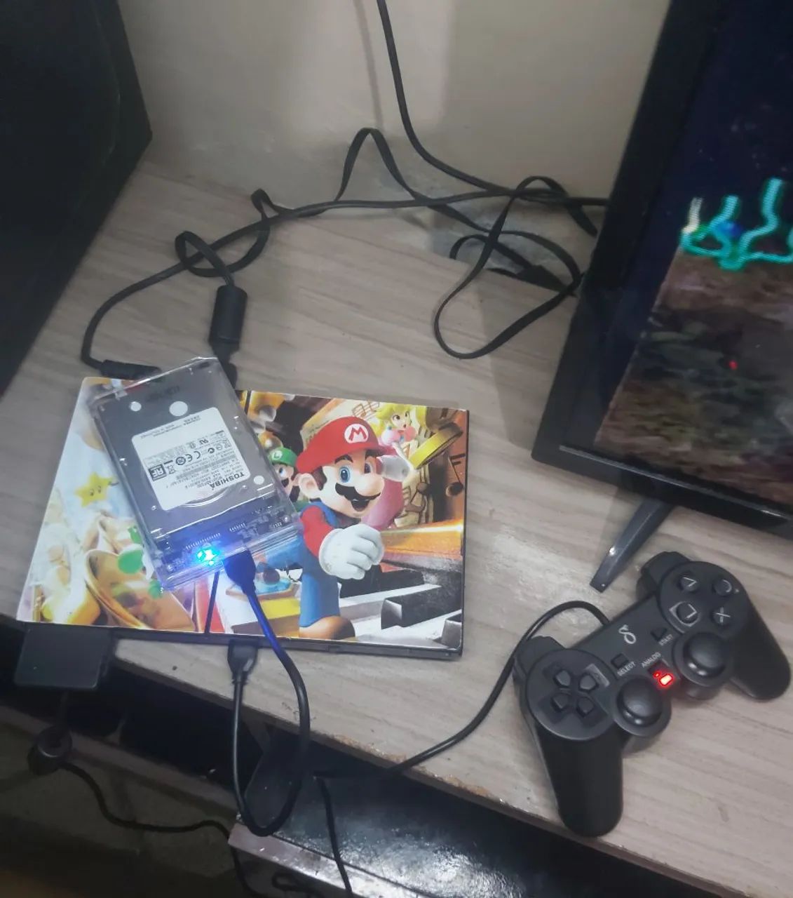 Playstation 2 com 85 jogos no HD - Foto 2