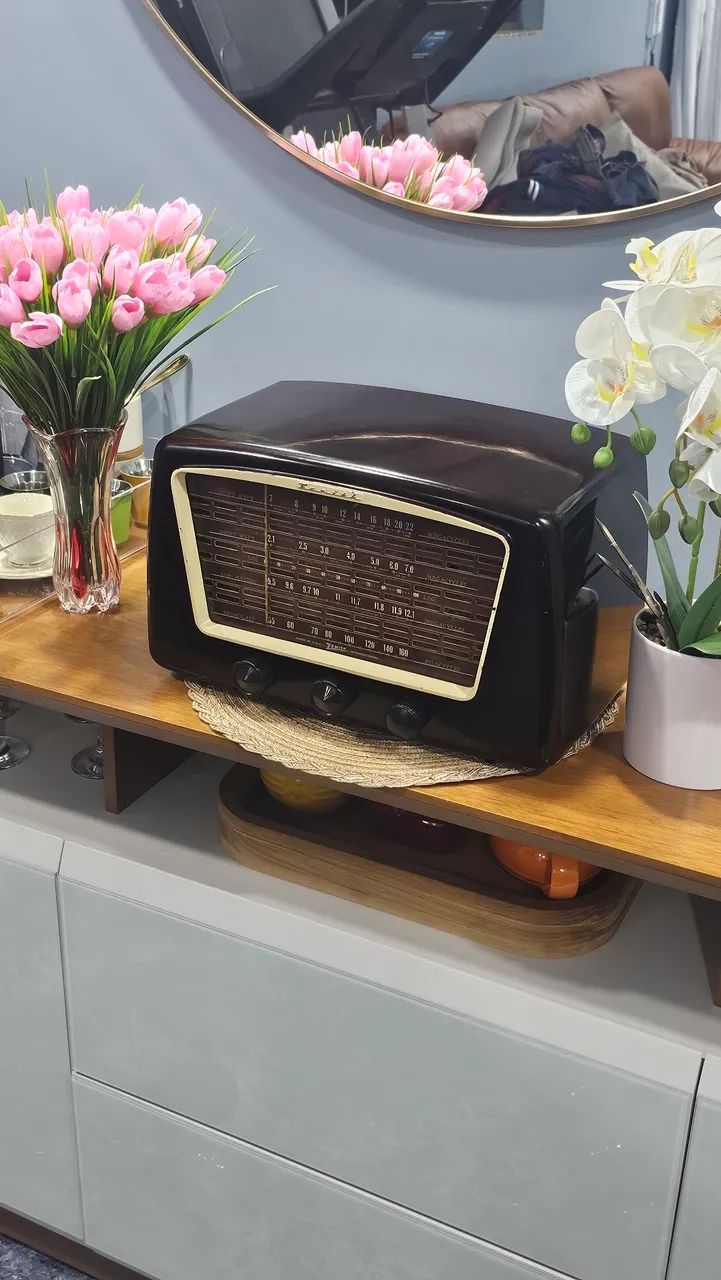 Radio ZENITH DECADA DE 1940 FUNCIONANDO. - Foto 3