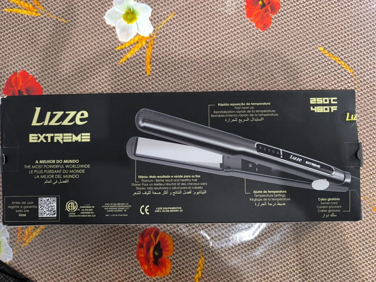 Prancha de cabelo Lizzie 