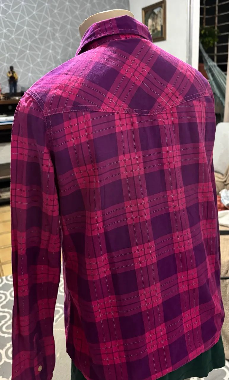 Blusa de xadrez  - Foto 3