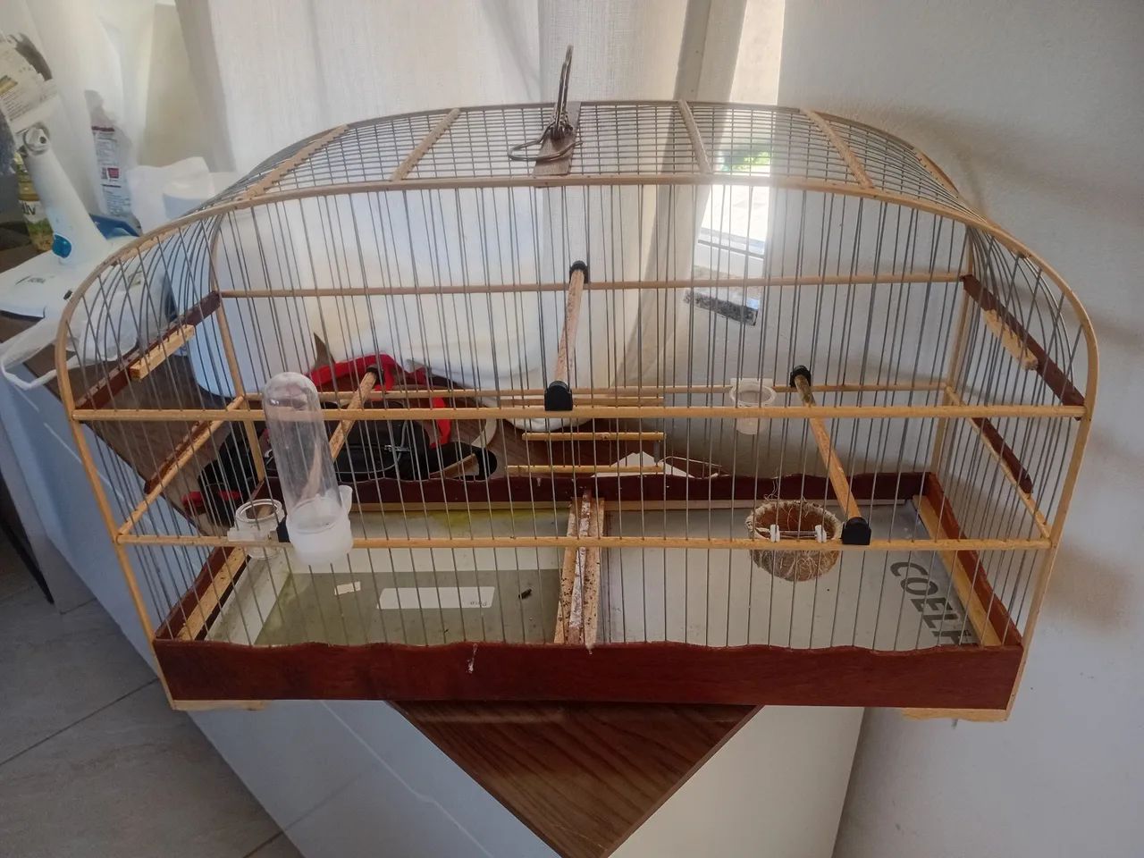 Gaiola  para coleiro grande