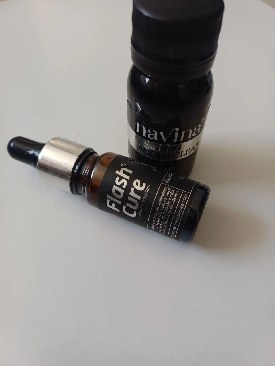 Kit Flash cure, Aquaclean ( Extensão de cílios)