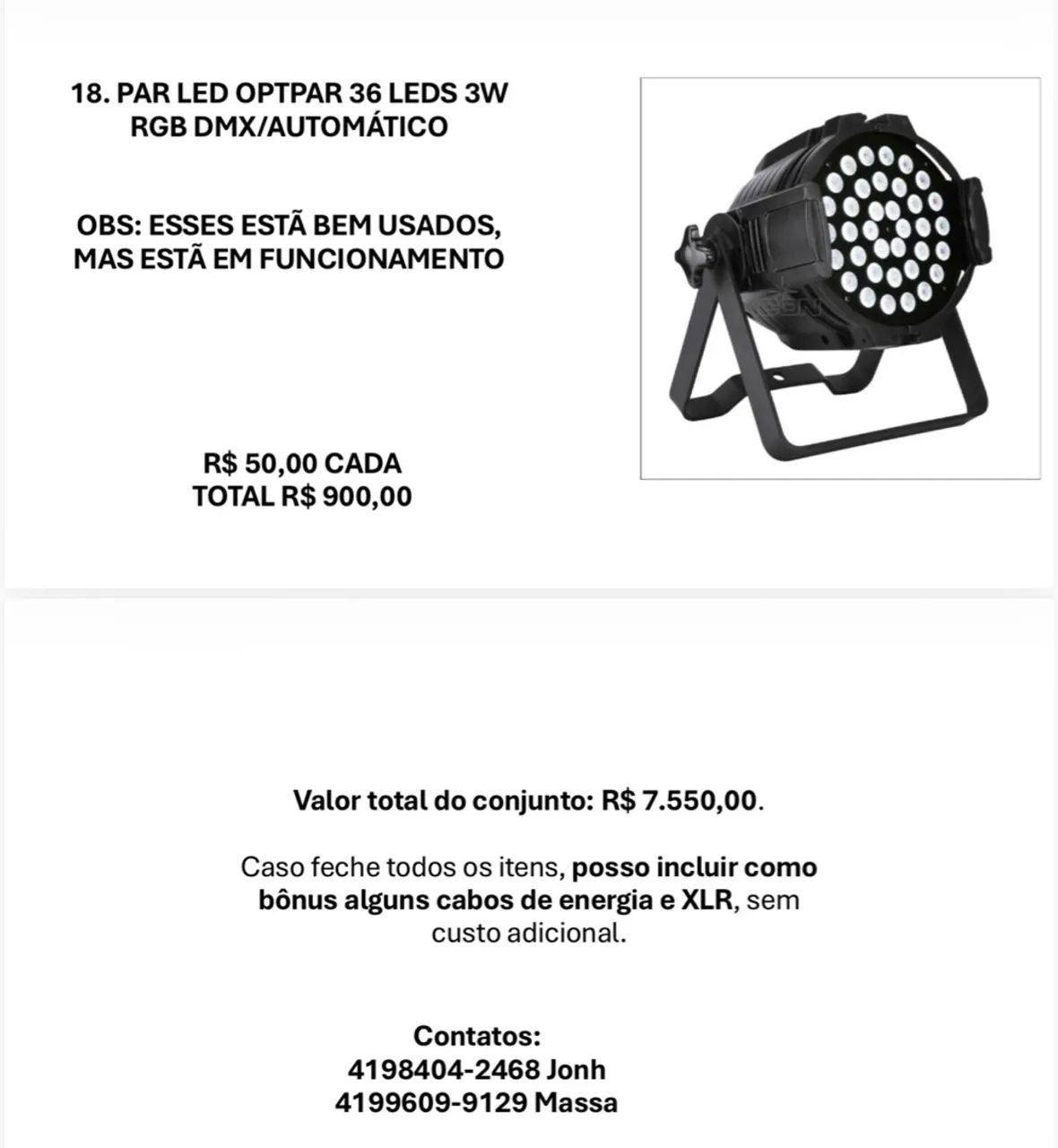 Vendo Kit iluminação para DJs e bandas  - Foto 2