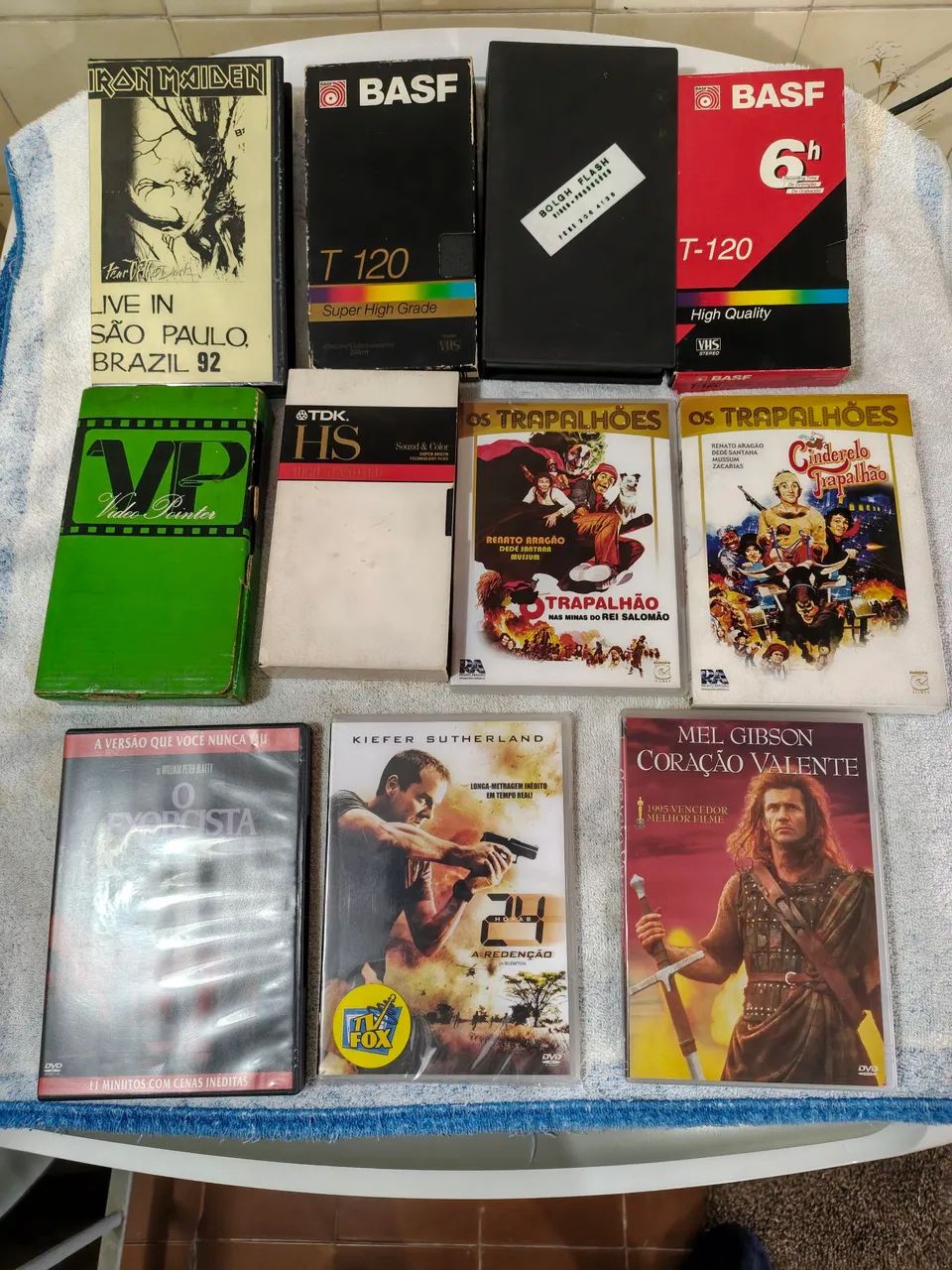 Dvds e Fitas VHS variadas 