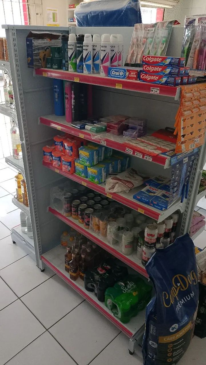 Gôndola central para comércio (só 6 meses de uso) NOVÍSSIMO - Foto 3
