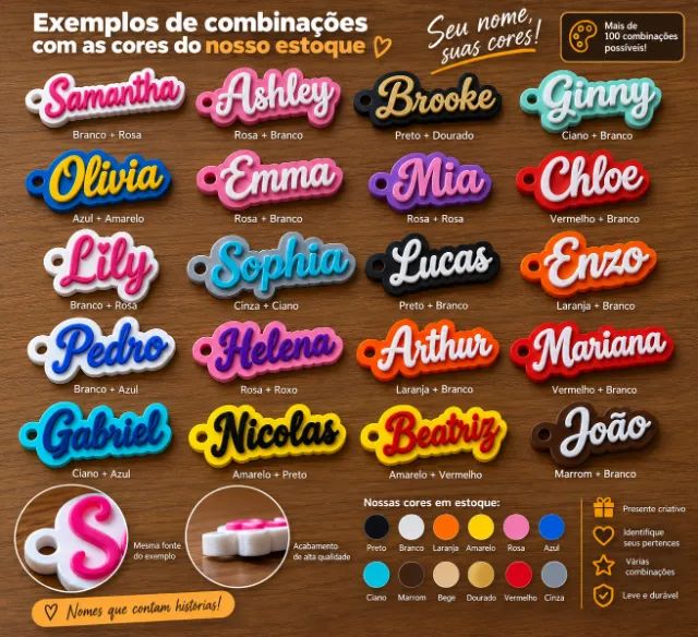 Chaveiro Personalizado com Seu nome - Foto 2