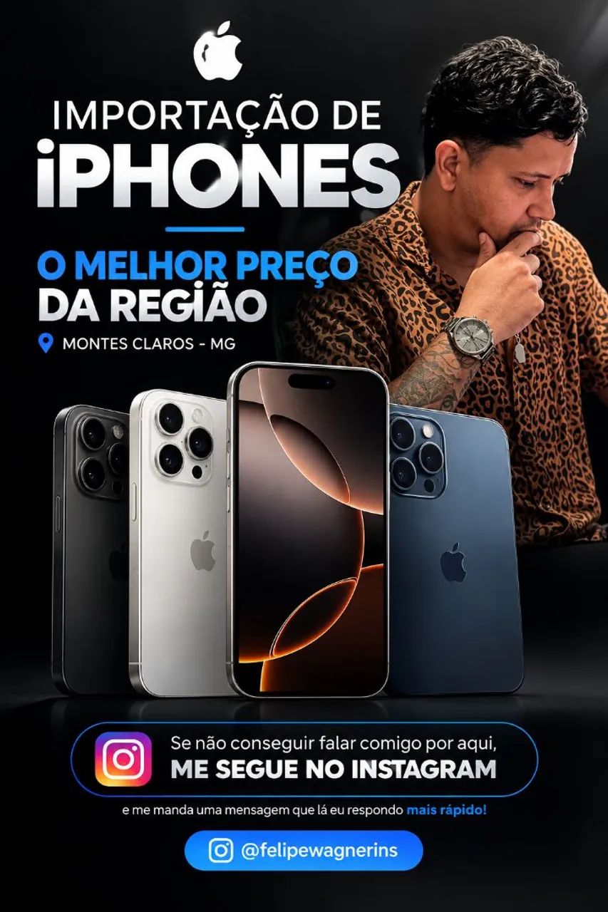 ? iPhone 16 Pro Max 256GB ? R$ 1.500