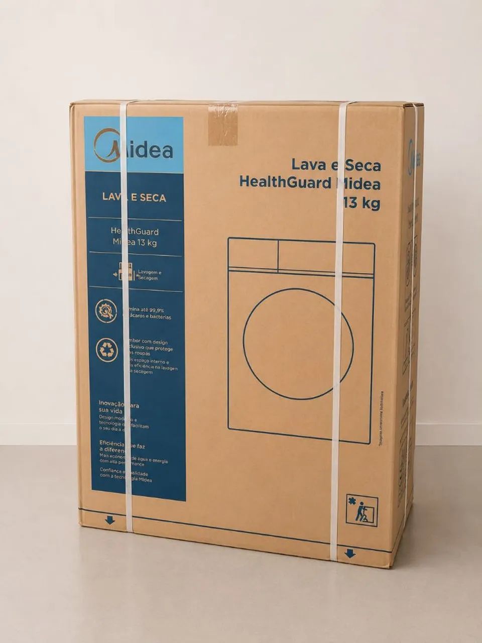 Lava e seca Midea de 13kg Titanium nova com NF  - Foto 5