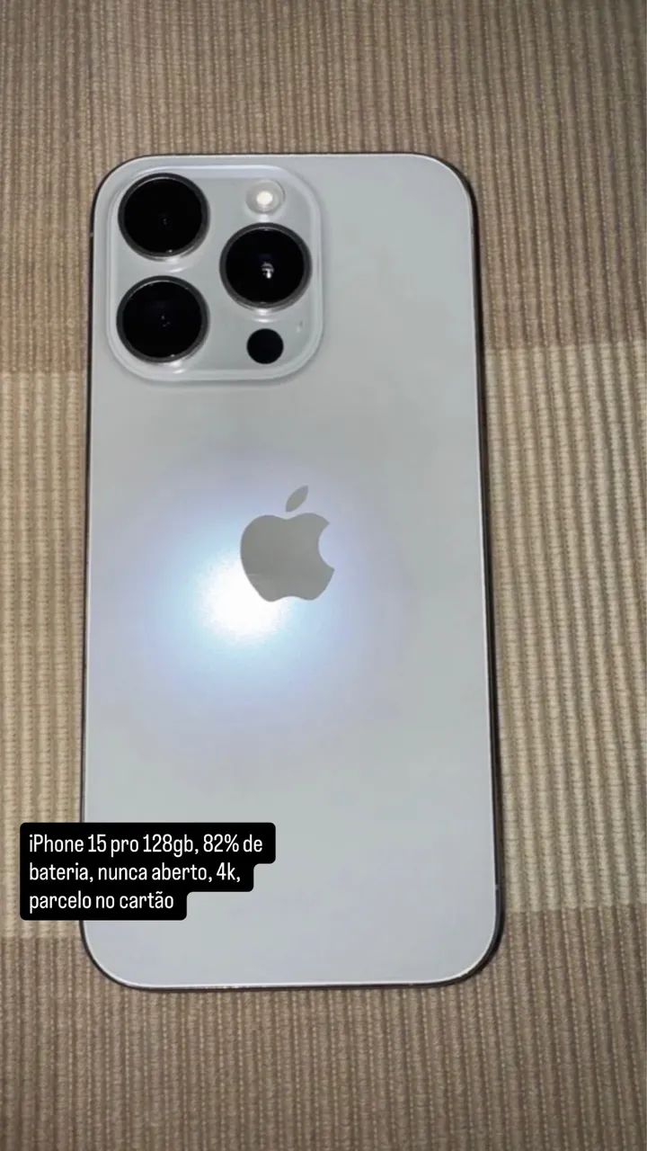 iPhone 15 pro 128gb 79% de bateria  - Foto 2