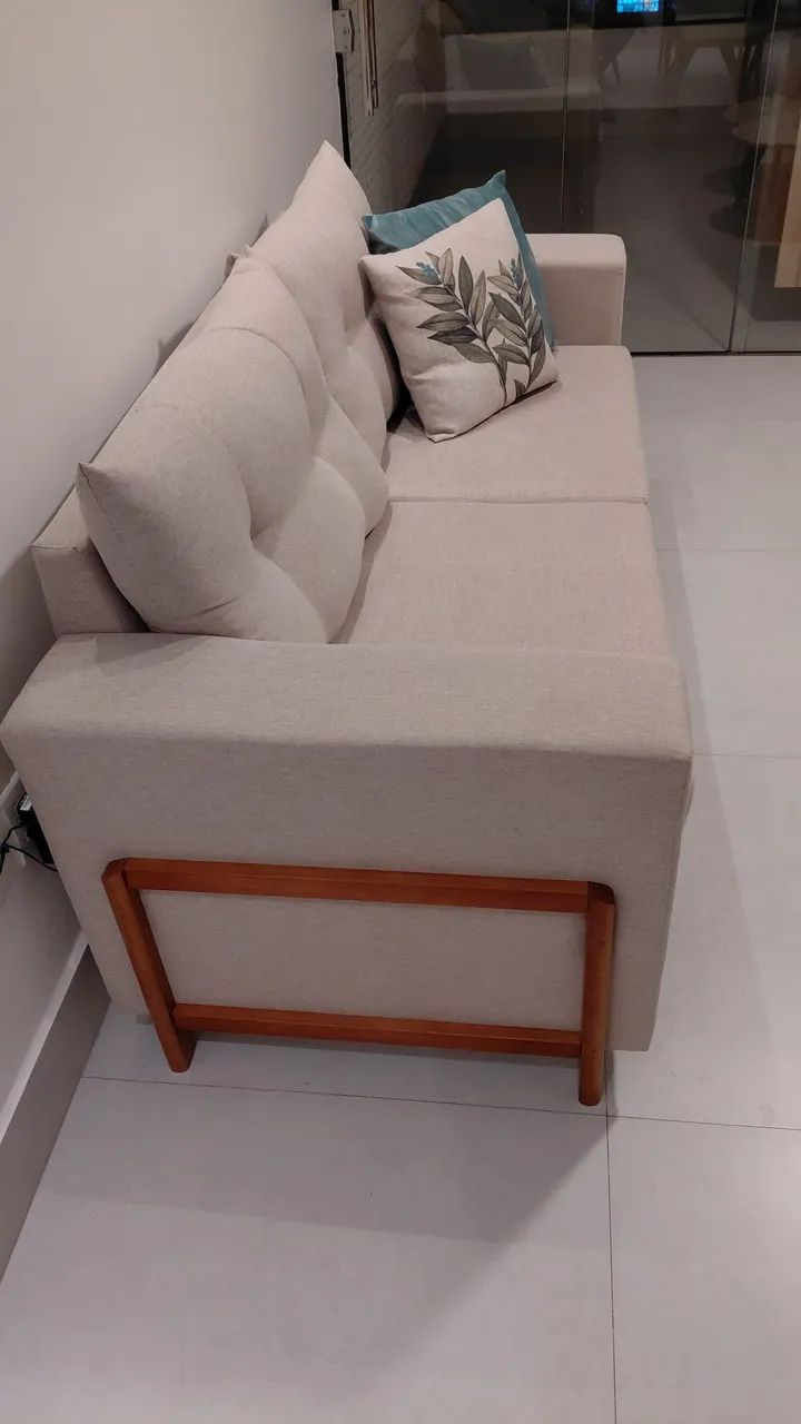 Lindo conjunto de sofa e mesa de centro  - Foto 2