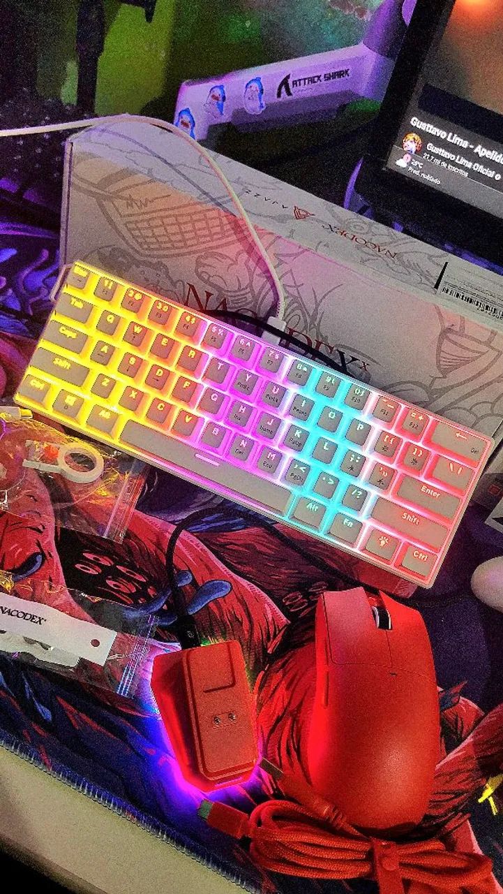 Vendo KIT GAMER (MOUSE X11 E TECLADO MECÂNICO)!! - Foto 3